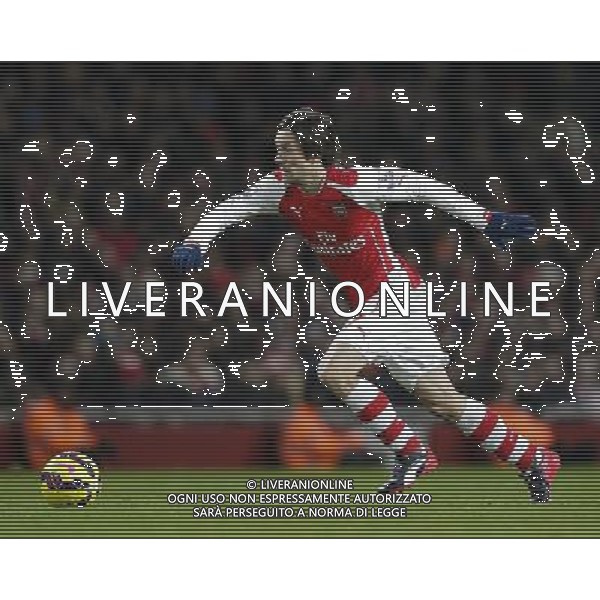 Arsenal\'s Tomas Rosicky in action during todays match Photographer Craig Mercer/CameraSport Football - Barclays Premiership - Arsenal v Leicester City - Tuesday 10th February 2015 - Emirates Stadium - London © CameraSport - 43 Linden Ave. Countesthorpe. Leicester. England. LE8 5PG - Tel: +44 (0) 116 277 4147 - admin@camerasport.com - www.camerasport.com AG ALDO LIVERANI SAS ONLY ITALY
