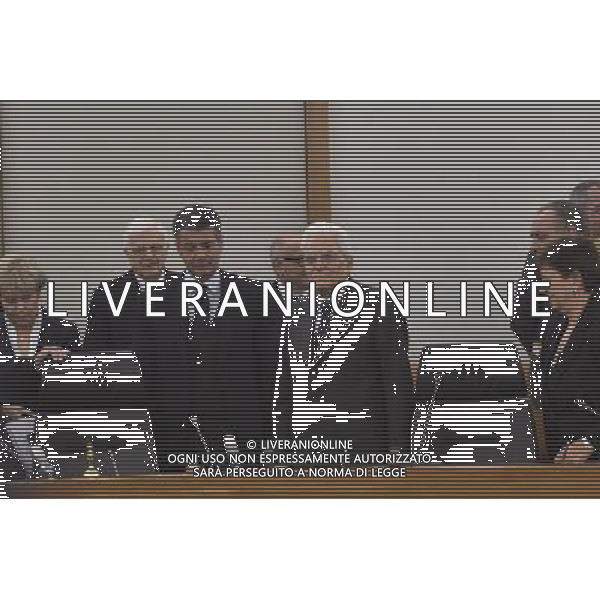 Plenum del Csm per la nomina del nuovo procuratore generale della Corte di Cassazione a palazzo dei Marescialli a Roma 11 febbraio 2015 nella foto il Capo dello Stato Sergio Mattarella ©Corradetti/AGENZIA ALDO LIVERANI SAS