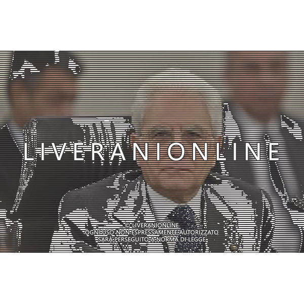 Plenum del Csm per la nomina del nuovo procuratore generale della Corte di Cassazione a palazzo dei Marescialli a Roma 11 febbraio 2015 nella foto il Capo dello Stato Sergio Mattarella ©Corradetti/AGENZIA ALDO LIVERANI SAS