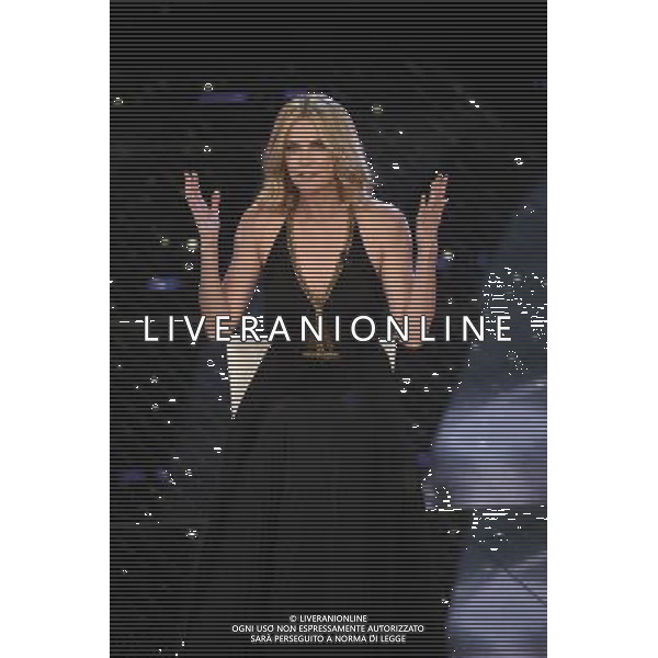 SECONDA SERATA 65mo FESTIVAL DELLA CANZONE ITALIANA DI SANREMO 11 FEBBRAIO 2015 nella foto Charlize Theron ©Gazzaniga/Agenzia Aldo Liverani sas