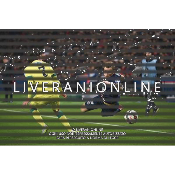 Lucas DIGNE / Alejandro BEDOYA - 11.02.2015 - Paris Saint Germain / Nantes - 1/8Finale Cupe de France- Photo : Dave Winter / Icon Sport AG ALDO LIVERANI SAS ONLY ITALY