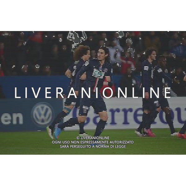 Joie Edinson CAVANI - 11.02.2015 - Paris Saint Germain / Nantes - 1/8Finale Cupe de France- Photo : Dave Winter / Icon Sport AG ALDO LIVERANI SAS ONLY ITALY