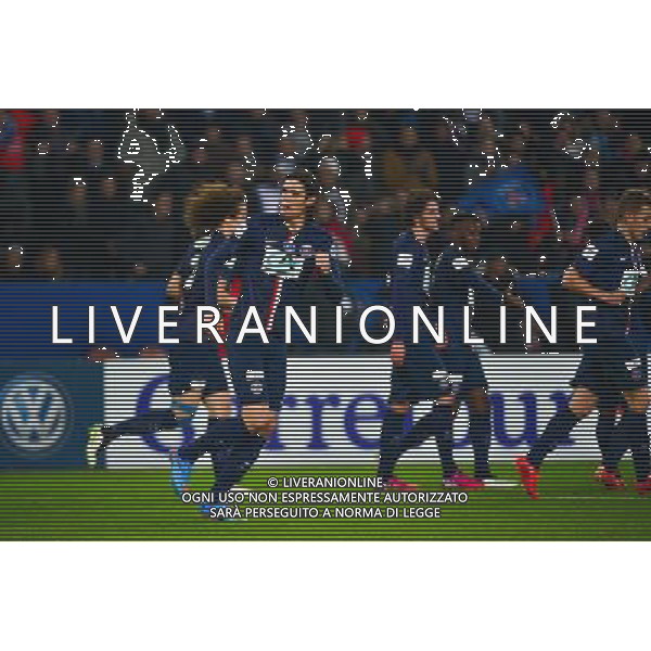 Joie Edinson CAVANI - 11.02.2015 - Paris Saint Germain / Nantes - 1/8Finale Cupe de France- Photo : Dave Winter / Icon Sport AG ALDO LIVERANI SAS ONLY ITALY