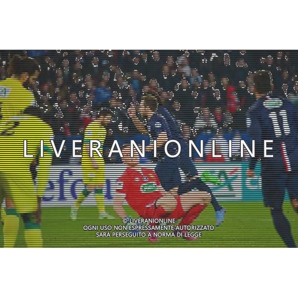 Joie Yohan CABAYE - 11.02.2015 - Paris Saint Germain / Nantes - 1/8Finale Cupe de France- Photo : Dave Winter / Icon Sport AG ALDO LIVERANI SAS ONLY ITALY