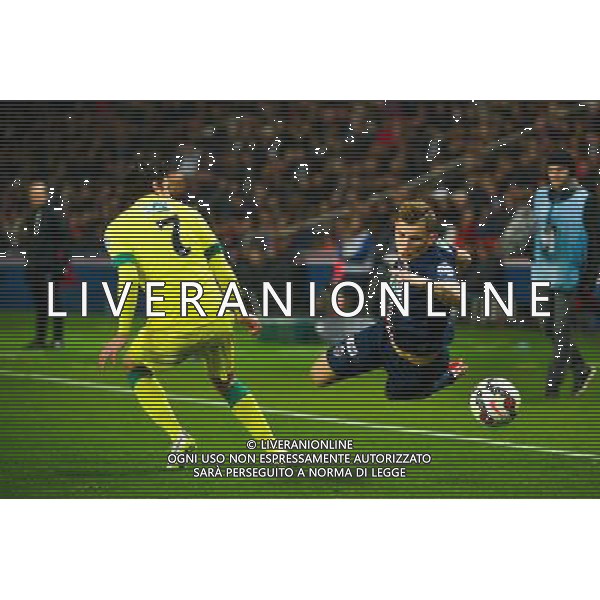Lucas DIGNE / Alejandro BEDOYA - 11.02.2015 - Paris Saint Germain / Nantes - 1/8Finale Cupe de France- Photo : Dave Winter / Icon Sport AG ALDO LIVERANI SAS ONLY ITALY