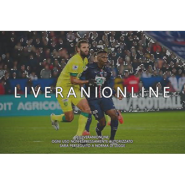 Oswaldo VIZCARRONDO / Jean Christophe BAHEBECK - 11.02.2015 - Paris Saint Germain / Nantes - 1/8Finale Cupe de France- Photo : Dave Winter / Icon Sport AG ALDO LIVERANI SAS ONLY ITALY