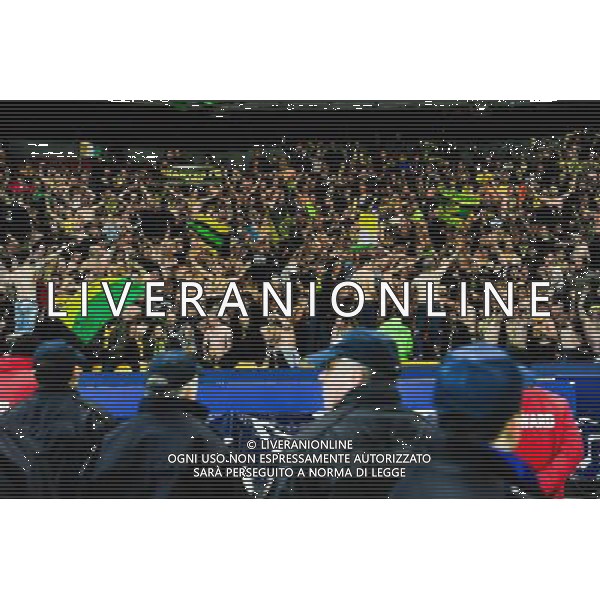 Supporters de Nantes - 11.02.2015 - Paris Saint Germain / Nantes - 1/8Finale Cupe de France- Photo : Dave Winter / Icon Sport AG ALDO LIVERANI SAS ONLY ITALY