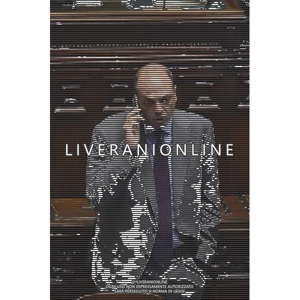 Roma - 12/02/2015 - Palazzo Chigi - Discussione del disegno di legge costituzionale - nella foto: Angelino Alfano / Ph. Fabrizio Corradetti - Ag. Aldo Liverani Sas