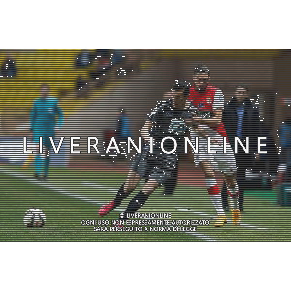 Yannick Ferreira Carrasco / Romain Danze - 11.02.2015 - Monaco / Rennes - 1/8Finale Coupe de France- Photo : Sebastien Nogier / Icon Sport ag aldo liverani sas only italy