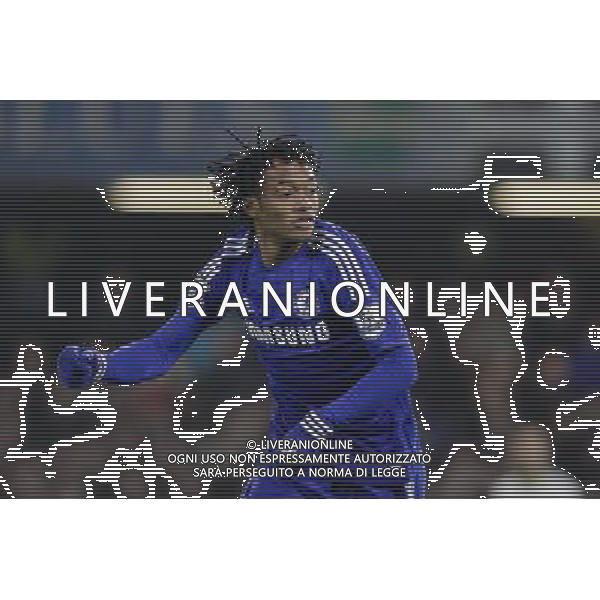 Chelsea\'s new signing Juan Cuadrado in action during todays match Photographer Craig Mercer/CameraSport Football - Barclays Premiership - Chelsea v Everton - Wednesday 11th February 2015 - Stamford Bridge - London © CameraSport - 43 Linden Ave. Countesthorpe. Leicester. England. LE8 5PG - Tel: +44 (0) 116 277 4147 - admin@camerasport.com - www.camerasport.com AG ALDO LIVERANI SAS ONLY ITALY