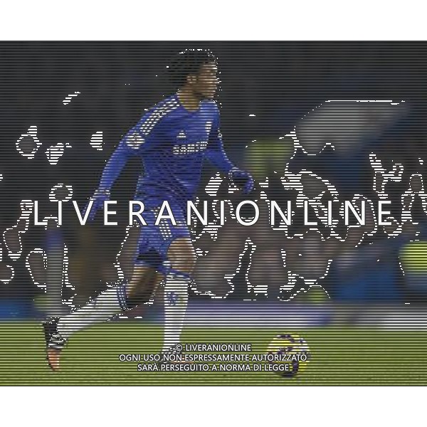 Chelsea\'s new signing Juan Cuadrado in action during todays match Photographer Craig Mercer/CameraSport Football - Barclays Premiership - Chelsea v Everton - Wednesday 11th February 2015 - Stamford Bridge - London © CameraSport - 43 Linden Ave. Countesthorpe. Leicester. England. LE8 5PG - Tel: +44 (0) 116 277 4147 - admin@camerasport.com - www.camerasport.com AG ALDO LIVERANI SAS ONLY ITALY