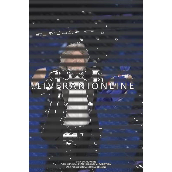 TERZA SERATA 65mo FESTIVAL DELLA CANZONE ITALIANA DI SANREMO 12 FEBBRAIO 2015 nella foto MASSIMO FERRERO PRESIDENTE SAMPDORIA ©Gazzaniga/Agenzia Aldo Liverani sas