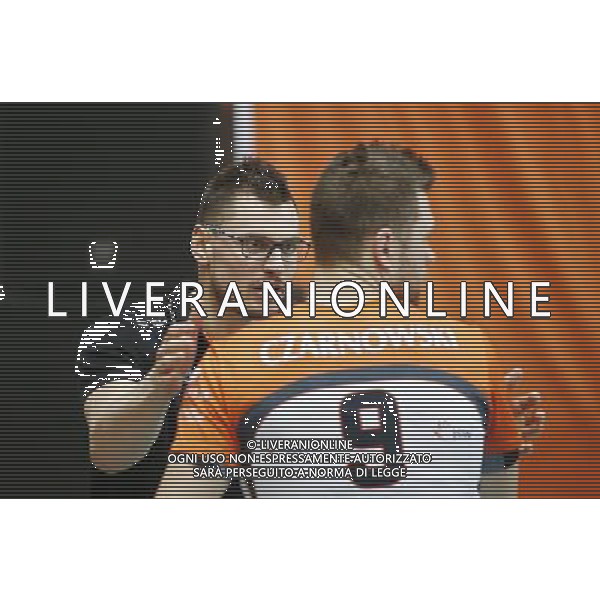 12.02.2015 Jastrzebie Zdroj sport siatkowka mezczyzn Liga Mistrzow 2015 , 2015 CEV DenizBank Volleyball Champions League - Men . Jastrzebski Wegiel (biale) - Sir Safety Perugia (czerwone) n/z. Zbigniew Bartman (L), Patryk Czarnowski (P), Fot. Tomasz Wantula / EDYTOR.net / NEWSPIX.PL --- Newspix.pl AG ALDO LIVERANI SAS ONLY ITALY *** Local Caption *** www.newspix.pl mail us: info@newspix.pl call us: 0048 022 23 22 222 --- Polish Picture Agency by Ringier Axel Springer Poland