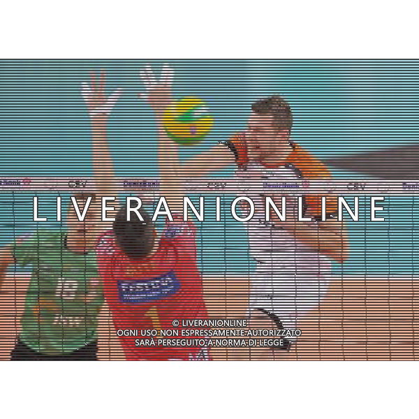 2015.02.12 JASTRZEBIE ZDROJ SIATKOWKA 2015 CEV DENIZBANK VOLLEYBAL CHAMPIONS LEAGUE / SIATKOWKA LIGA MISTRZOW MEZCZYZN JASTRZEBSKI WEGIEL - SIR SAFETY PERUGIA N/Z PATRYK CZARNOWSKI FOTO RAFAL RUSEK / PRESSFOCUS / NEWSPIX.PL --- Newspix.pl AG ALDO LIVERANI SAS ONLY ITALY *** Local Caption *** www.newspix.pl mail us: info@newspix.pl call us: 0048 022 23 22 222 --- Polish Picture Agency by Ringier Axel Springer Poland