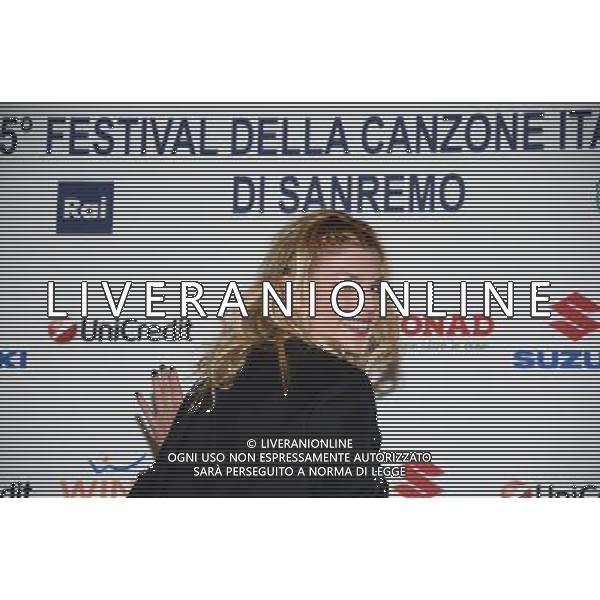 Conferenza stampa del 65mo Festival della Canzone Italiana di SanRemo 14 febbraio 2015 nella foto Emma Marrone ©Gazzaniga/Agenzia Aldo Liverani sas