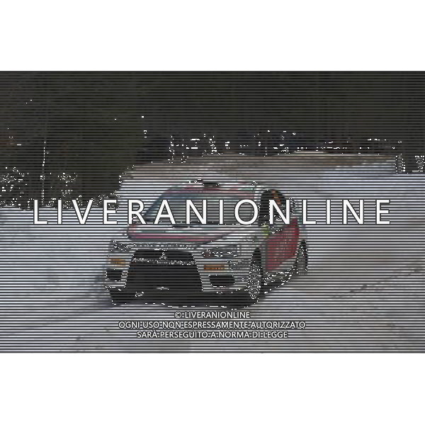 Massimilliano Rendina, Marlo Pizzuti (Mitsubishi Lancer Evo X, #33) 12-15.02.2015. FIA World Rally Championship 2015, Rd 2, Rally Sweden, Karlstad. - www.xpbimages.com, EMail: requests@xpbimages.com - copy of publication required for printed pictures. Every used picture is fee-liable. © Copyright: Photo4 / XPB Images AG ALDO LIVERANI SAS ONLY ITALY