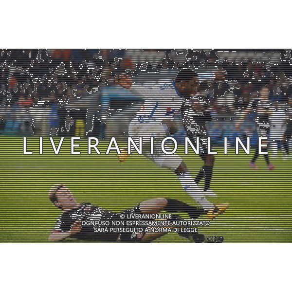 Brice DJA DJEJDJE - 13.02.2015 - Marseille / Reims - 25e journee Ligue 1 Photo : Gaston Petrelli / Icon Sport AG ALDOL IVERANI SAS ONLY ITALY