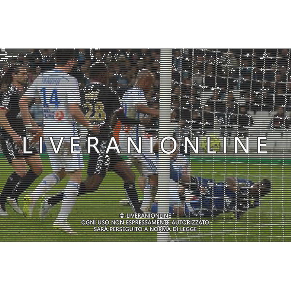 Goal Andre AYEW - 13.02.2015 - Marseille / Reims - 25e journee Ligue 1 Photo : Gaston Petrelli / Icon Sport AG ALDOL IVERANI SAS ONLY ITALY