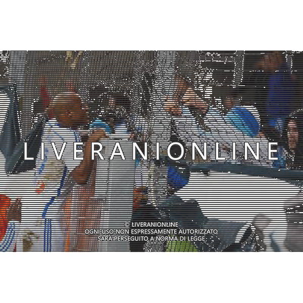 Joie Andre AYEW - 13.02.2015 - Marseille / Reims - 25e journee Ligue 1 Photo : Gaston Petrelli / Icon Sport AG ALDOL IVERANI SAS ONLY ITALY
