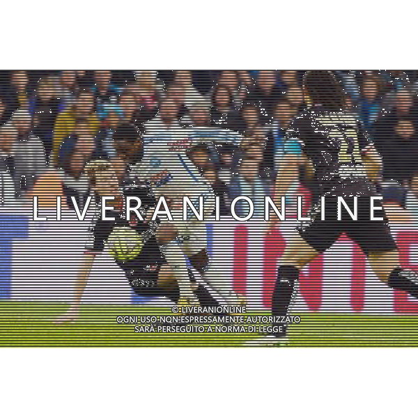 Brice DJA DJEDJE - 13.02.2015 - Marseille / Reims - 25e journee Ligue 1 Photo : Gaston Petrelli / Icon Sport AG ALDOL IVERANI SAS ONLY ITALY