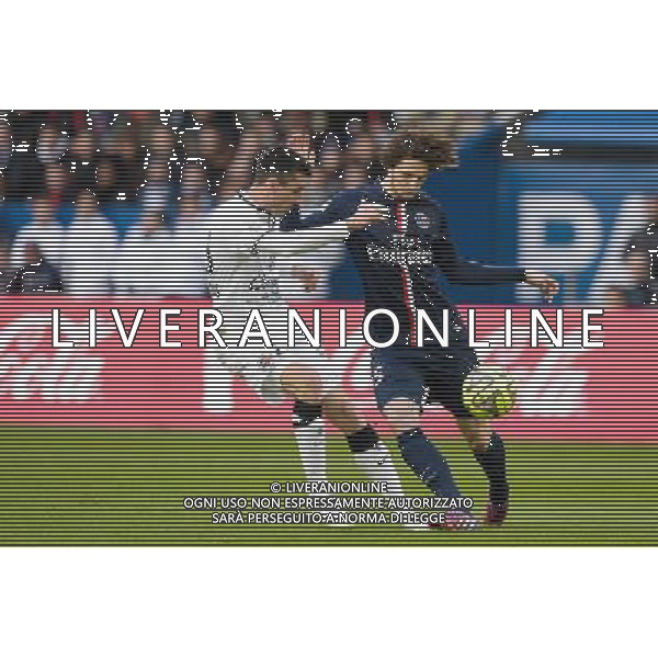 Adrien Rabiot / Julien Feret - 14.02.2015 - Paris Saint Germain / Caen - 25eme journee de Ligue 1 Photo : Andre Ferreira / Icon Sport AG ALDO LIVERANI SAS ONLY ITALY