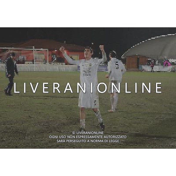 HELLAS VERONA - FIORENTINA SEMIFINALI TORNEO DI VIAREGGIO S. GIULIANO TERME 14 FEBBRAIO 2015 NELLA FOTO L\'ESULTANZA DI BONI IL CAPITANO ©FOTOEXPRESS/Agenzia Aldo Liverani sas