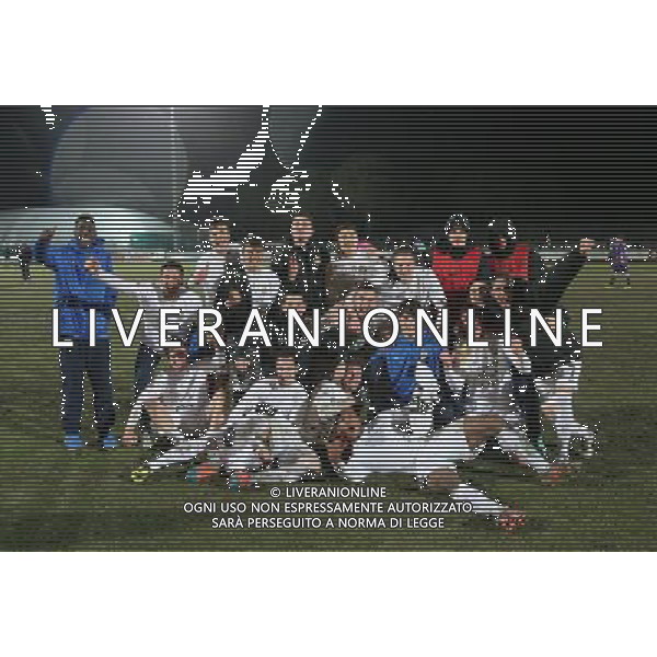 HELLAS VERONA - FIORENTINA SEMIFINALI TORNEO DI VIAREGGIO S. GIULIANO TERME 14 FEBBRAIO 2015 NELLA FOTO L\'ESULTANZA A FINE GARA ©FOTOEXPRESS/Agenzia Aldo Liverani sas