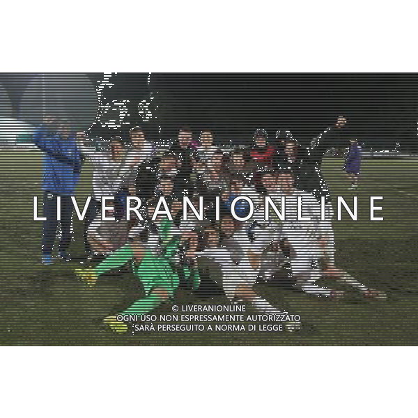 HELLAS VERONA - FIORENTINA SEMIFINALI TORNEO DI VIAREGGIO S. GIULIANO TERME 14 FEBBRAIO 2015 NELLA FOTO L\'ESULTANZA A FINE GARA ©FOTOEXPRESS/Agenzia Aldo Liverani sas