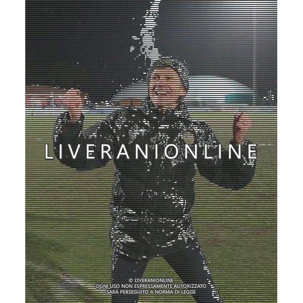 HELLAS VERONA - FIORENTINA SEMIFINALI TORNEO DI VIAREGGIO S. GIULIANO TERME 14 FEBBRAIO 2015 NELLA FOTO L\'ESULTANZA DI PAVANEL ALLENATORE HELLAS VERONA ©FOTOEXPRESS/Agenzia Aldo Liverani sas