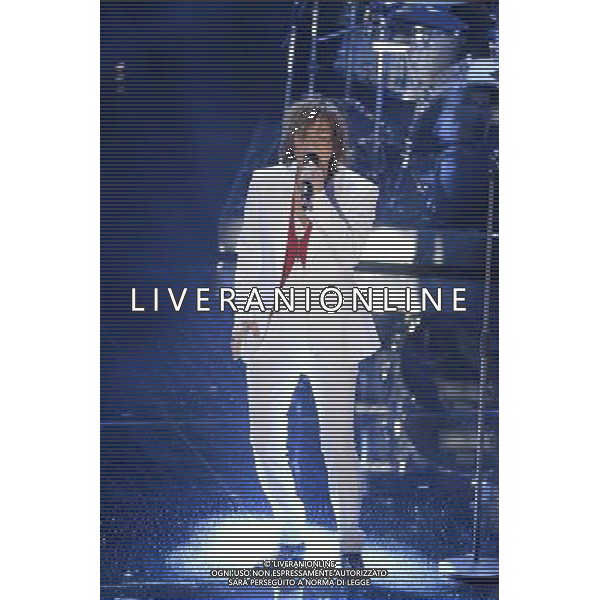 QUINTA ED ULTIMA SERATA 65mo FESTIVAL DELLA CANZONE ITALIANA DI SANREMO 14 FEBBRAIO 2015 NELLA FOTO GIANNA NANNINI ©Gazzaniga/Agenzia Aldo Liverani sas