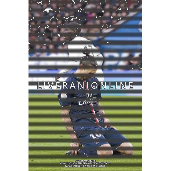 Zlatan Ibrahimovic - 14.02.2015 - Paris Saint Germain / Caen - 25eme journee de Ligue 1 Photo : Andre Ferreira / Icon Sport AG ALDO LIVERANI SAS ONLY ITALY