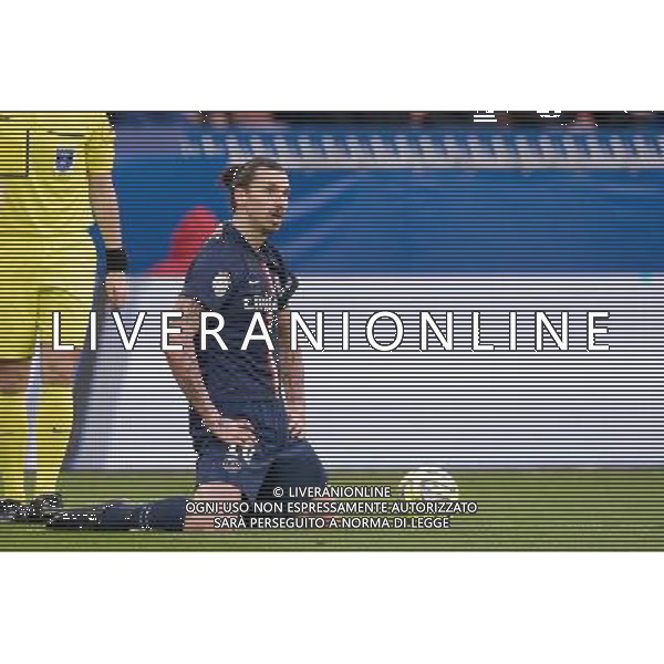 Zlatan Ibrahimovic - 14.02.2015 - Paris Saint Germain / Caen - 25eme journee de Ligue 1 Photo : Andre Ferreira / Icon Sport AG ALDO LIVERANI SAS ONLY ITALY