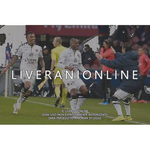 Joie Caen - Herve Bazile - 14.02.2015 - Paris Saint Germain / Caen - 25eme journee de Ligue 1 Photo : Andre Ferreira / Icon Sport AG ALDO LIVERANI SAS ONLY ITALY