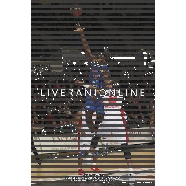 Giovan ONIANGUE - 14.02.2015 - Nancy / Paris Levallois - 21eme journee de Pro A Photo : Fred Marvaux / Icon Sport AG ALDO LIVERANI SAS ONLY ITALY