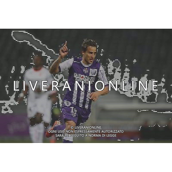 Joie Oscar Trejo - 14.02.2015 - Toulouse / Rennes - 25eme journee de Ligue 1 Photo : Manuel Blondeau / Icon Sport AG ALDO LIVERANI SAS ONLY ITALY