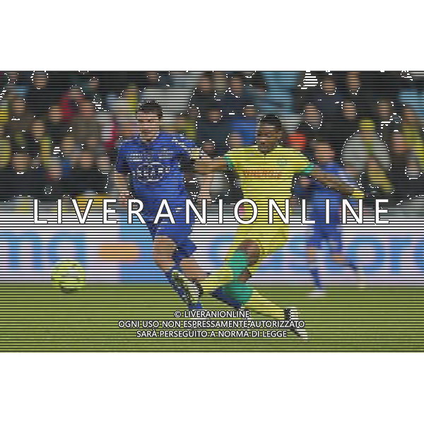 Serge GAKPE / Yannick CAHUZAC - 14.02.2015 - Nantes / Bastia - 25eme journee de Ligue 1 Photo : Vincent Michel / Icon Sport AG ALDO LIVERANI SAS ONLY ITALY