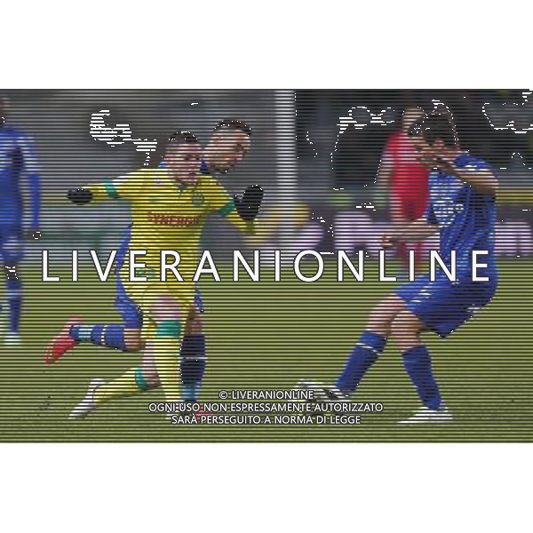 Jordan VERETOUT / Gael DANIC / Yannick CAHUZAC - 14.02.2015 - Nantes / Bastia - 25eme journee de Ligue 1 Photo : Vincent Michel / Icon Sport AG ALDO LIVERANI SAS ONLY ITALY