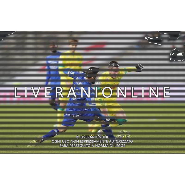 Jordan VERETOUT / Julian PALMIERI - 14.02.2015 - Nantes / Bastia - 25eme journee de Ligue 1 Photo : Vincent Michel / Icon Sport AG ALDO LIVERANI SAS ONLY ITALY