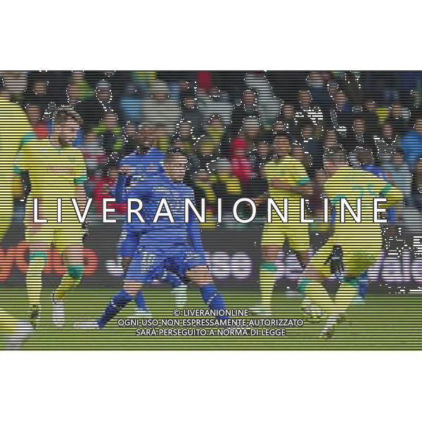 Ryad BOUDEBOUZ - 14.02.2015 - Nantes / Bastia - 25eme journee de Ligue 1 Photo : Vincent Michel / Icon Sport AG ALDO LIVERANI SAS ONLY ITALY