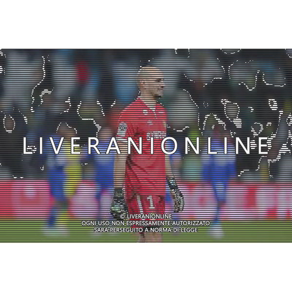 Deception Remy RIOU - 14.02.2015 - Nantes / Bastia - 25eme journee de Ligue 1 Photo : Vincent Michel / Icon Sport AG ALDO LIVERANI SAS ONLY ITALY