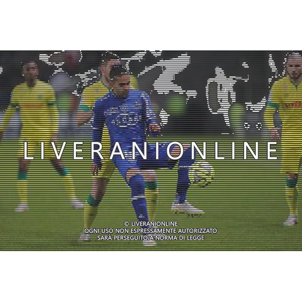 Ryad BOUDEBOUZ - 14.02.2015 - Nantes / Bastia - 25eme journee de Ligue 1 Photo : Vincent Michel / Icon Sport AG ALDO LIVERANI SAS ONLY ITALY