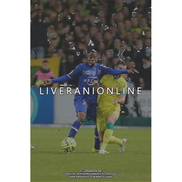 Drissa DIAKITE / Jordan VERETOUT - 14.02.2015 - Nantes / Bastia - 25eme journee de Ligue 1 Photo : Vincent Michel / Icon Sport AG ALDO LIVERANI SAS ONLY ITALY