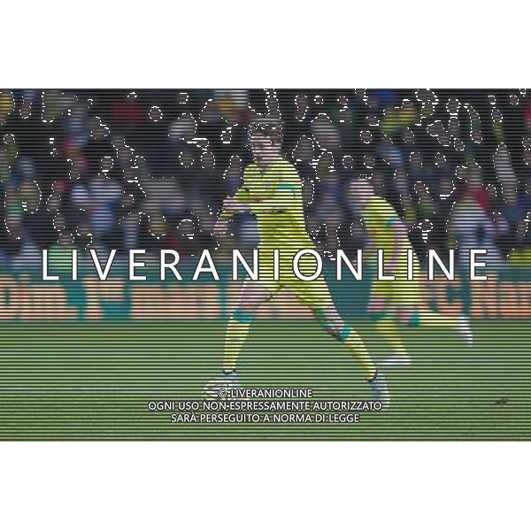 Kian HANSEN - 14.02.2015 - Nantes / Bastia - 25eme journee de Ligue 1 Photo : Vincent Michel / Icon Sport AG ALDO LIVERANI SAS ONLY ITALY