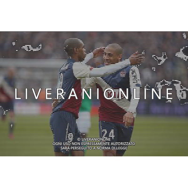 Joie Diego Rolan / Whabi Khazri - 15.02.2015 - Bordeaux / Saint Etienne - 25eme journee de Ligue 1 Photo : Manuel Blondeau / Icon Sport AG ALDO LIVERANI SAS ONLY ITALY