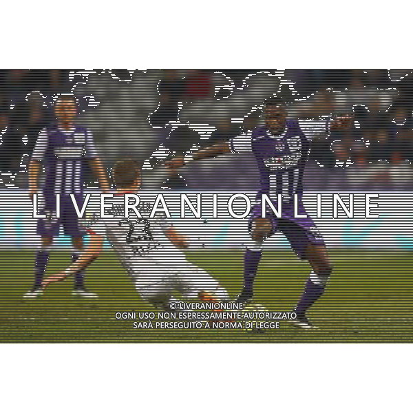 Tongo Doumbia - 14.02.2015 - Toulouse / Rennes - 25eme journee de Ligue 1 Photo : Manuel Blondeau / Icon Sport AG ALDO LIVERANI SAS ONLY ITALY