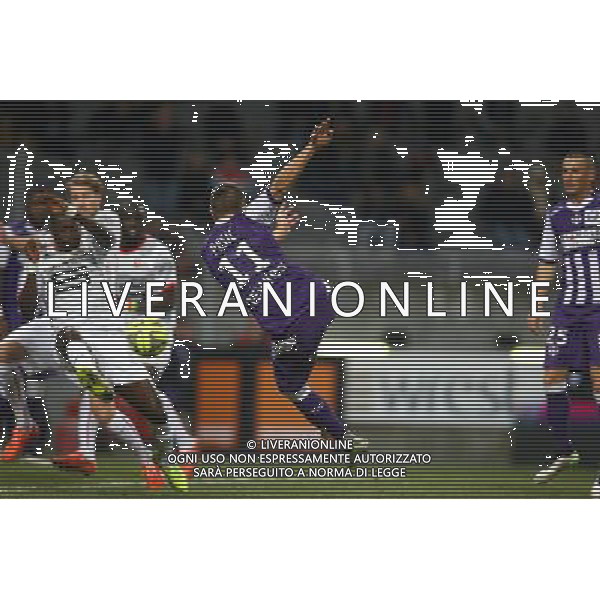 Goal Aleksandar Pesic - 14.02.2015 - Toulouse / Rennes - 25eme journee de Ligue 1 Photo : Manuel Blondeau / Icon Sport AG ALDO LIVERANI SAS ONLY ITALY