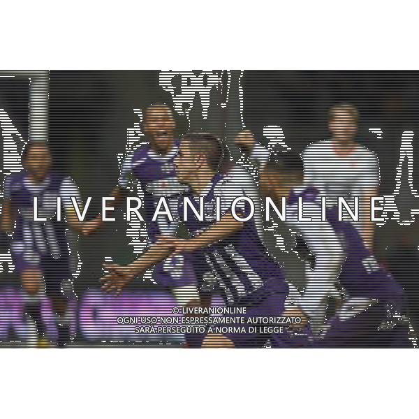 Joie Aleksandar Pesic - 14.02.2015 - Toulouse / Rennes - 25eme journee de Ligue 1 Photo : Manuel Blondeau / Icon Sport AG ALDO LIVERANI SAS ONLY ITALY