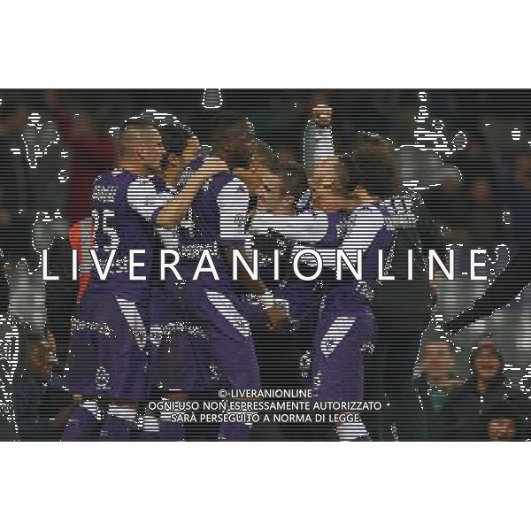 Joie Aleksandar Pesic - 14.02.2015 - Toulouse / Rennes - 25eme journee de Ligue 1 Photo : Manuel Blondeau / Icon Sport AG ALDO LIVERANI SAS ONLY ITALY