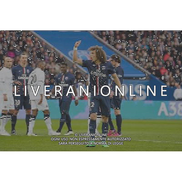 David Luiz - 14.02.2015 - Paris Saint Germain / Caen - 25eme journee de Ligue 1 Photo : Andre Ferreira / Icon Sport AG ALDO LIVERANI SAS ONLY ITALY