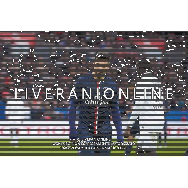 Ezequiel Lavezzi - 14.02.2015 - Paris Saint Germain / Caen - 25eme journee de Ligue 1 Photo : Andre Ferreira / Icon Sport AG ALDO LIVERANI SAS ONLY ITALY